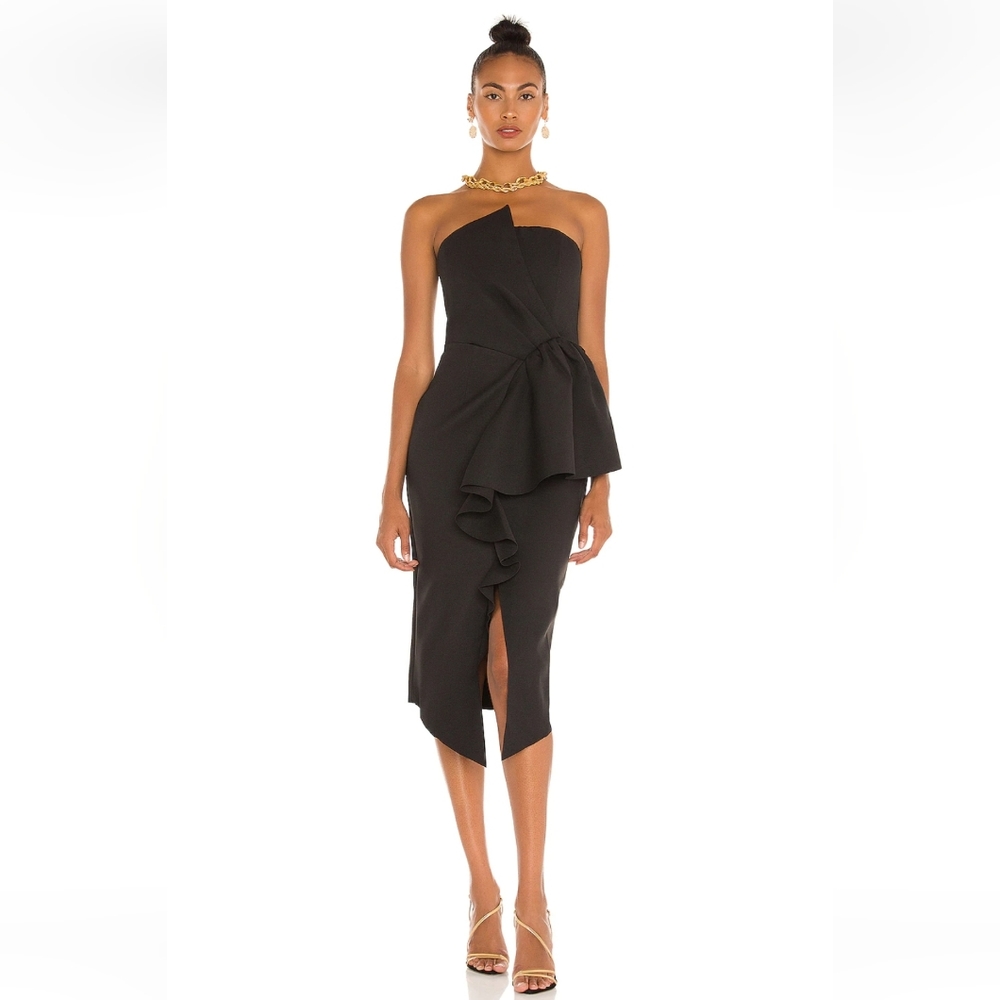 Elliatt Reception Dress Black midi NWT